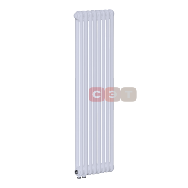 Радиатор стальной 3х трубный Rifar TUBOG БОРДО 06 секций (в. 1800мм, подкл. -  донное левое/правое) TUB 3180-06-D1-BO